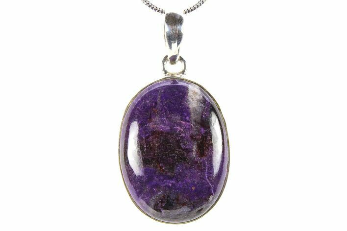 Polished Sugilite Pendant (Necklace) - Sterling Silver #278549